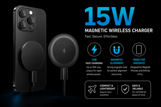 Magnetic Wireless Charger Phone Pad For Magsafe iPhones & Max Airpods 4 Pro Magnet Fast Charging Station