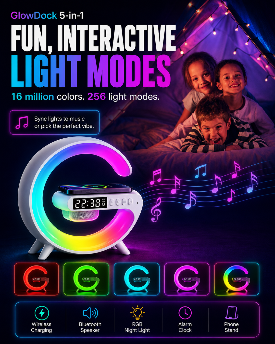 GlowDock 5-in-1